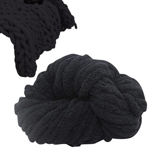 Dicke Wolle Garn Strickgarn, 250g Super Soft Chenille Chunky Yarn, Bulky für Teppiche, Sofadecken, Decken, Heimdekoration, Armstricken von Sghtil