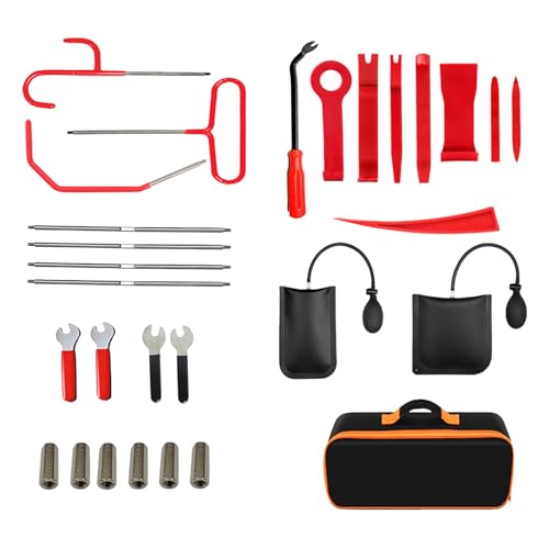 Sghtil Auto Tür Reparaturwerkzeug, Tragbares Auto Werkzeug Set | Auto Werkzeug Set aus Edelstahl | Zughaken | J-Haken | Kit, Werkzeuge, Sghtil Auto Tür Reparaturwerkzeug, Tragbares Auto Werkzeug Set | Auto Werkzeug Set aus Edelstahl | Zughaken | J-Haken | Kit, Werkzeuge, von Sghtil