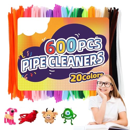 Sghtil Chenille-Stäbe, bunt, dick und flauschig, kreatives Spielzeug, bunt, für Dekoration, Partys, Projekte, Haus Sghtil Chenille-Stäbe, bunt, dick und flauschig, kreatives Spielzeug, bunt, für Dekoration, Partys, Projekte, Haus von Sghtil