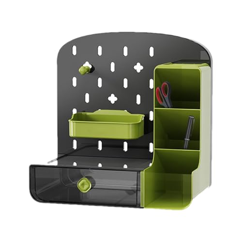 Sghtil Desktop-Stecktafel-Organizer,Stecktafel-Schreibtisch-Organizer - Wohnheim-Desktop-Organizer- Stehender Organizer und Aufbewahrungs-Stecktafel für Tischplatte, Computertisch-Organizer von Sghtil