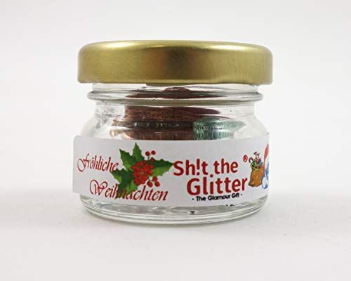 Sh!t the Glitter - The Glamour Gift - STG - X-Mas Collection (10er Glas) perfekt als kleines Geschenk für Menschen die Schon Alles haben! von Sh!t the Glitter - The Glamour Gift -