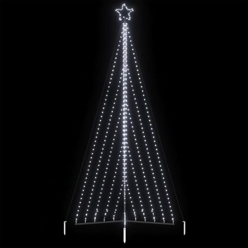 ShGaxin Weihnachtsbaum-Beleuchtung 570 LEDs Kaltweiß 399 cm, Weihnachtsbaum, Baum Außen, Christbaumlichterketten, Christbaum Außen - 4016441 von ShGaxin