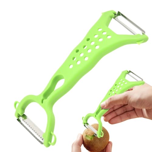 Shaersu Citrus Peeler, Veggie Peeler | Doppelkopfhand -Edelstahlschäler,Küchenutensilien & Gadgets mit bequemem Griff für Kinder, Familie, Freunde, Zuhause von Shaersu