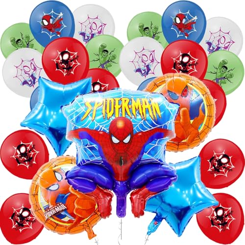 Jungen Thema Kindergeburtstag Ballon-Set, Anime-Thema Kindergeburtstag Ballon-Set enthält Jungen Thema Folienballon und Anime-Thema Latexballon von Shamoparty