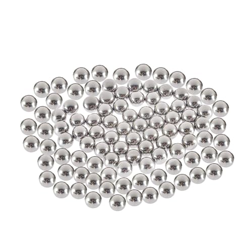 Mischkugeln,100 PCS Farbmischkugeln Edelstahlkugel Farbe Rührkugeln für Modell Acrylfarbe Edelstahl Güteklasse 304 Mischkugeln Modell Farbe Mixer 5,5mm Stahlkugeln von ShanBye