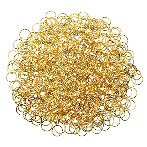 Shapenty Offene Binderinge aus Eisen, 600 Stück, Großpackung für Bastelarbeiten, Ohrringe, Halsketten, Armbänder, Anhänger, Choker, Schmuckherstellung, Fundstücke und Schlüsselanhänger-Zubehör (8 mm Shapenty Offene Binderinge aus Eisen, 600 Stück, Großpackung für Bastelarbeiten, Ohrringe, Halsketten, Armbänder, Anhänger, Choker, Schmuckherstellung, Fundstücke und Schlüsselanhänger-Zubehör (8 mm von Shapenty