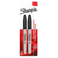 Sharpie Permanentmarker schwarz 0,9 mm, 2 St. von Sharpie