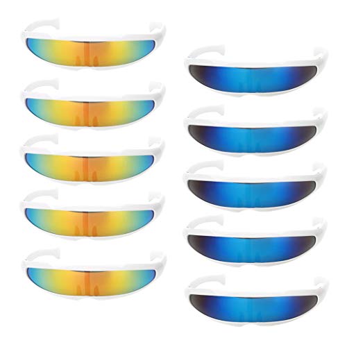 Sharplace 10 Jahre Futuristische Sonnenbrille Lens Brille Party Favors Brille von Sharplace