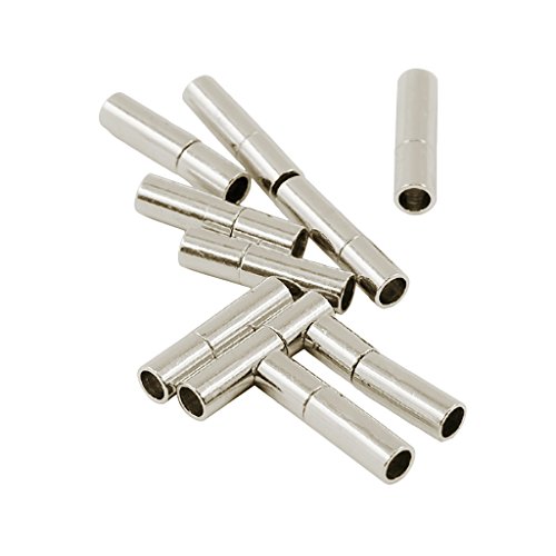 Sharplace 10 pcs Magnet Verschluss Kettenverschluss Magnetverschlüsse für Armband Halskette Armreif, Silber, 17x4mm von Sharplace