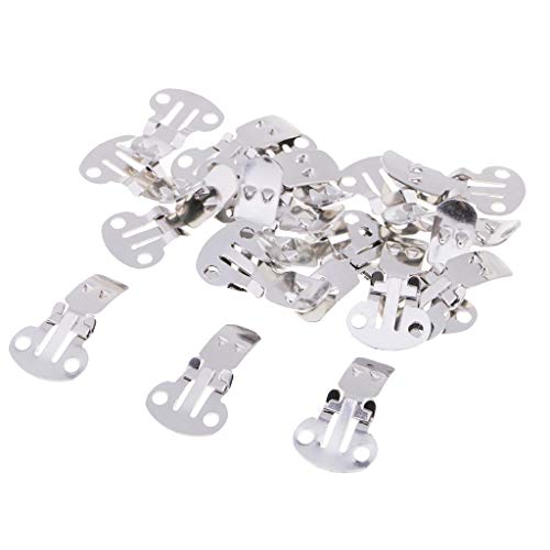 Sharplace 20 stücke Stahl Blank Schuhclips Clip Metallclips für oder Handtasche Deko - Klein von Sharplace