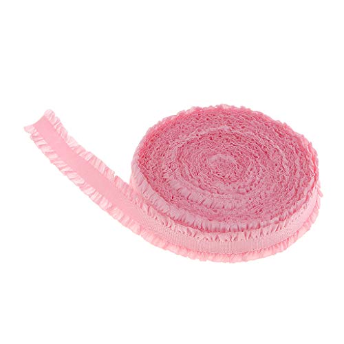 Sharplace 5 Yards Nylon Elastic Band schneidern 13mm Breite Verwendung für DIY, Rosa von Sharplace