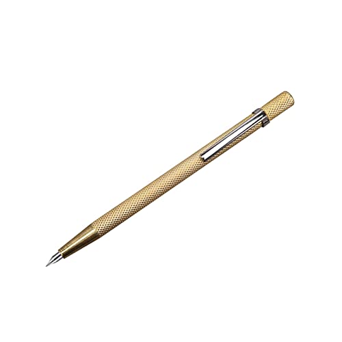 Sharplace Ätz-Gravierstift, Metallmarkierungs-Gravierstift, Legierungs-Scriber-Stift, Gravierwerkzeug für Edelstahl, Glas, Schnitzholz, golden von Sharplace