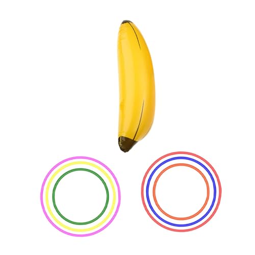 Sharplace Aufblasbares Bananenring -Wurf Spiel Party Dekorative Dekoration werfen Spiel für Brautdusche Geburtstag Rasen, 1 Aufblasbare Banane Sharplace Aufblasbares Bananenring -Wurf Spiel Party Dekorative Dekoration werfen Spiel für Brautdusche Geburtstag Rasen, 1 Aufblasbare Banane von Sharplace
