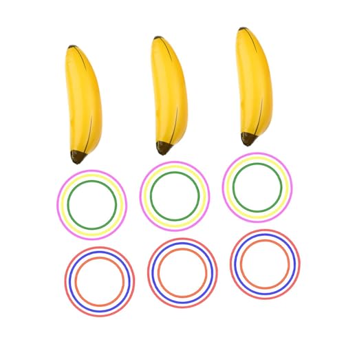 Sharplace Aufblasbares Bananenring -Wurf Spiel Party Dekorative Dekoration werfen Spiel für Brautdusche Geburtstag Rasen, 3 Aufblasbare Bananen Sharplace Aufblasbares Bananenring -Wurf Spiel Party Dekorative Dekoration werfen Spiel für Brautdusche Geburtstag Rasen, 3 Aufblasbare Bananen von Sharplace