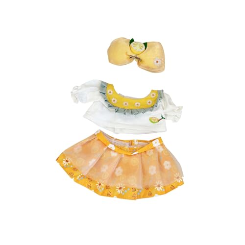 Sharplace Plüschpuppen-Hemdrock, Puppen-Outfits, weich, abnehmbar, süß für kleine Modepuppen, Kleidung zum Anziehen für 14,96-Zoll-Puppen von Sharplace