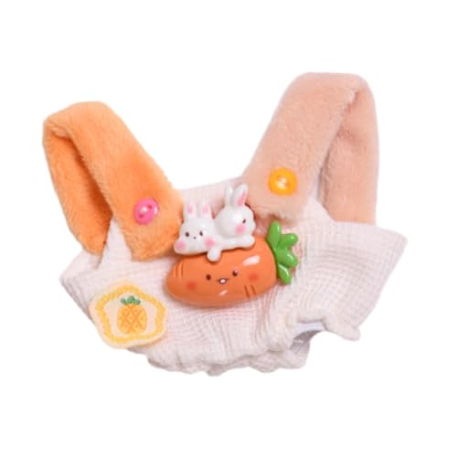 Sharplace Puppen-Hosenträgerhose Kostüm-Accessoire, Miniatur-Kleidung Outfits für 15cm Mädchenpuppen Neujahrsgeschenke, Thanksgiving-Geschenke, Karotte von Sharplace