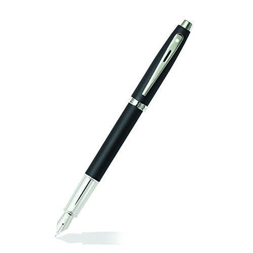 Sheaffer 100 Füllfederhalter (M-Feder, inkl. Patronen und Konverter) mattschwarz von Sheaffer