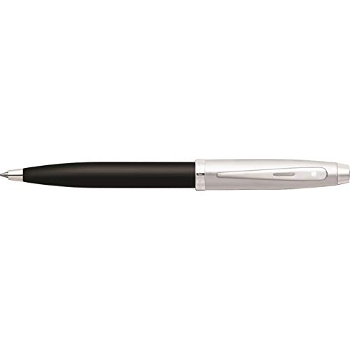 Sheaffer 100 Glanzschwarzer Lauf & gebürsteter Chrom Kappe Kugelschreiber von Sheaffer