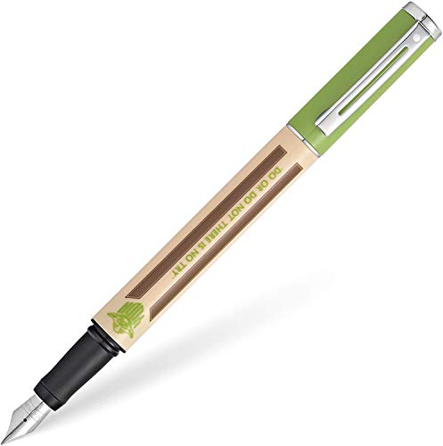 Sheaffer Füllfederhalter Pop Star Wars Kollektion (Yoda, M-Feder, inkl. schwarzer Tintenpatrone) grün-braun von Sheaffer