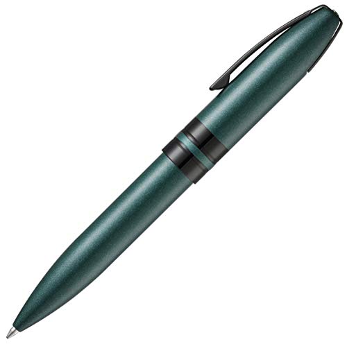 Sheaffer Icon E2910951 Kugelschreiber, metallisches Grün mit glänzenden schwarzen PVD-Applikationen von Sheaffer