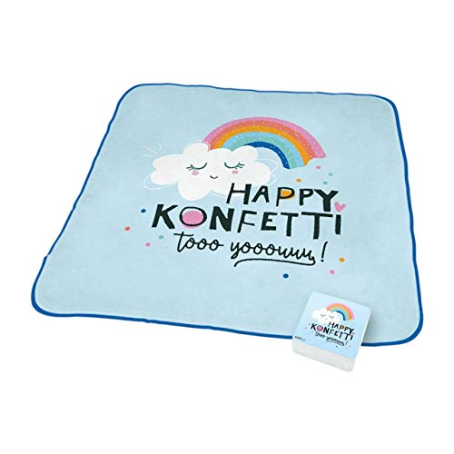 Sheepworld - 46417 - Magic Towel, Happy Konfetti to You!, 30cm x 30cm, Baumwolle von Sheepworld