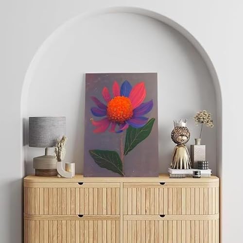 Malen Nach Zahlen Erwachsene Blume, DIY Handgemalt Ölgemälde Gemälde Kits, Leinwand Bilder Einfachheit, für Kinder und Anfänger, paint by numbers Wandbilder Wohnzimmer, Ohne Rahmen 30x40 cm L-244 von Shejyn