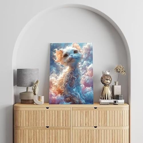 Malen Nach Zahlen Erwachsene Mythische Tiere, DIY Handgemalt Ölgemälde Gemälde Kits, Leinwand Bilder schön, für Kinder und Anfänger, paint by numbers Wandbilder Wohnzimmer, Ohne Rahmen 100x130 cm L582 von Shejyn