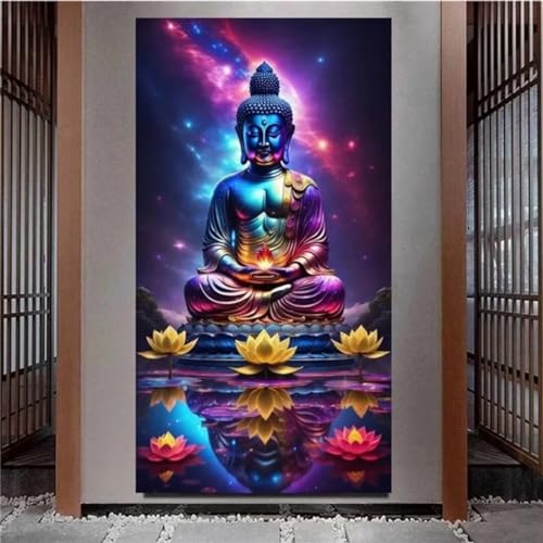 Shejyn Diamond Painting Erwachsene Groß xxl 160x80cm, DIY 5D Zen Diamant Painting Bilder Farbe Diamond Art Painting, Kreuzstich Stickerei Malerei Kits for Wall Art Home Decor oder Mädchen Geschenke von Shejyn