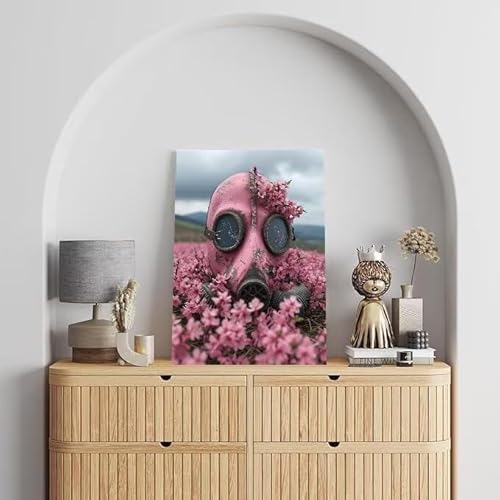 Shejyn Maske Malen Nach Zahlen, Malen Nach Zahlen Erwachsene Blume, DIY Handgemalt Ölgemälde Kit für Anfänger und Kinder, Mit Pinsels und Acrylfarbe Als Geschenke, Ohne Rahmen 90x120 cm L-465 von Shejyn