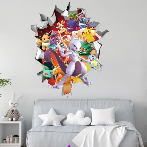 Wandtattoo Schlafzimmer,3D Wandtattoos Aufkleber,Wandaufkleber/Wandsticker,Wanddeko für Kinderzimmer Babyzimmer Jungenzimmer von Shengruili