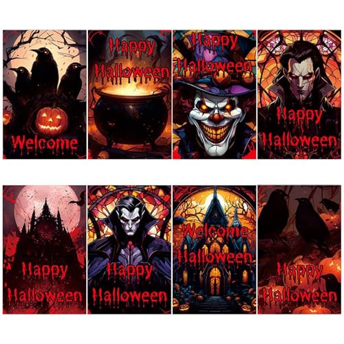 Halloween-Grußkarten – Vampir-Motiv-Briefpapier Halloween, Cartoon-Briefpapier, Urlaubs-Newsletter-Einladungskarte, Halloween-Schreibwaren von Shenrongtong