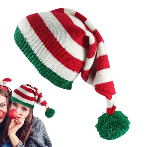 Niedliche Beanie-Mütze, elastische Weihnachtsmütze, kaltes Wetter, bequeme Strickmütze für den täglichen Gebrauch, Versammlungen von Shenrongtong