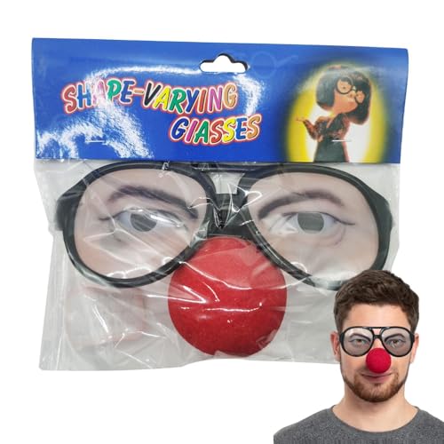 Prank Glasses Toy,Prank Costume Eyewear Toy - Unique Appearance Party Accessory for Family Reunion, Halloween, Cosplay Parties, April Fool's Day von Shenrongtong