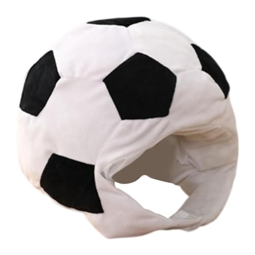 Shenrongtong Fußballmützen für, Fußballmütze - Warme Fußballmütze, Foto-Requisiten, Cosplay-Halloween-Mütze,Cosplay-Kopfzubehör, Fußballhüte, lustiges Neuheitsspielzeug für Thanksgiving, Weihnachten, von Shenrongtong