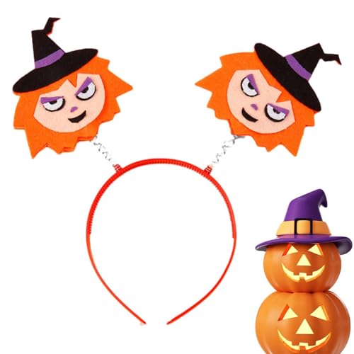 Shenrongtong Stirnband Halloween,Halloween Stirnband - Lustige Haaraccessoires Kopfbedeckung Haarreifen | Selbstklebende Halloween-Dekorationen, Partygeschenke, Haarreifen für Erwachsene, Halloween von Shenrongtong