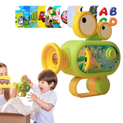 Shenrongtong Taschenlampen-Projektor-Spielzeug, Projektor-Spielzeug für Kinder | Kompaktes LED-Projektor-Taschenlampenspielzeug für,Lustiges kognitives Schlafenszeit-Lernspielzeug, von Shenrongtong
