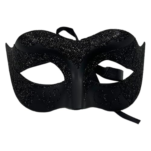 Shienfir Paare Maskerade Maske Party Zubehör Gesicht Venezianisch für Retro Design Halloween Kostüm Elegant Schwarz von Shienfir