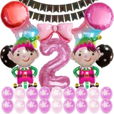 Geburtstagsdeko 3 Jahre Mädchen, Mick Maus 3 Geburtstag Luftballon, Luftballon 3, Party Deko,Happy Birthday Banner, Party Dekorationen für Kinder Geburtstag, Geburtstag Deko Mädchen von ShifenHong