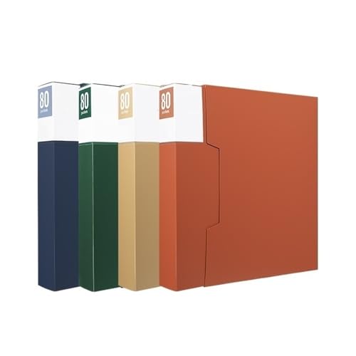 Schnellhefter 4 Stück mehrlagige A4-Ordner 80 Seiten Informationsheft mit transparenten Einlagen Bürobedarf Notenmappe Fächermappe Schnellhefter 4 Stück mehrlagige A4-Ordner 80 Seiten Informationsheft mit transparenten Einlagen Bürobedarf Notenmappe Fächermappe von Shihan-2015