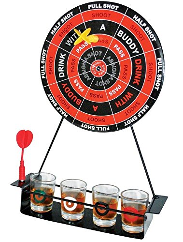 Darts Party BEBED JUEGO Con Shot Glasses MAGNÉTIC Dart Board Party JUEGO Set von SHINE