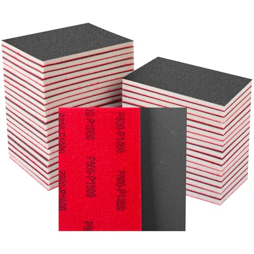 Shineboc 20 Stück Schleifschwämme Set, 800 Körnung Nass-Trocken-Schleifpapier, Flexibler Schleifschwamm Holz, Professional Schleifpads für Metall, Holz, Farbe, Spachtelmasse, Autokarosseriereparatur Shineboc 20 Stück Schleifschwämme Set, 800 Körnung Nass-Trocken-Schleifpapier, Flexibler Schleifschwamm Holz, Professional Schleifpads für Metall, Holz, Farbe, Spachtelmasse, Autokarosseriereparatur von Shineboc