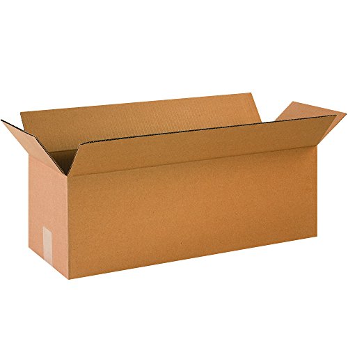 Schiff Supply sn2488 lang Boxen aus Wellpappe, 61 cm L x 20,3 cm W x 20,3 cm H, Kraft (25 Stück) von Ship Now Supply