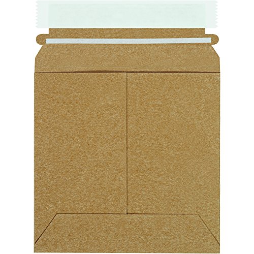 Schiff Supply snrm9 K selbstverschließende flach Versandtaschen, 15,2 x 15,2 cm Breite, 15,2 cm Länge, Kraft (200 Stück) von Ship Now Supply