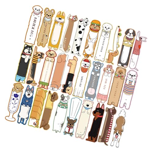 30 Blatt Cartoon-Welpen-Lesezeichen, Scrapbooking, Dekoration, Zubehör für Tagebuch, Planer, Dekoration und Verpackung 30 Blatt Cartoon-Welpen-Lesezeichen, Scrapbooking, Dekoration, Zubehör für Tagebuch, Planer, Dekoration und Verpackung von Shntig