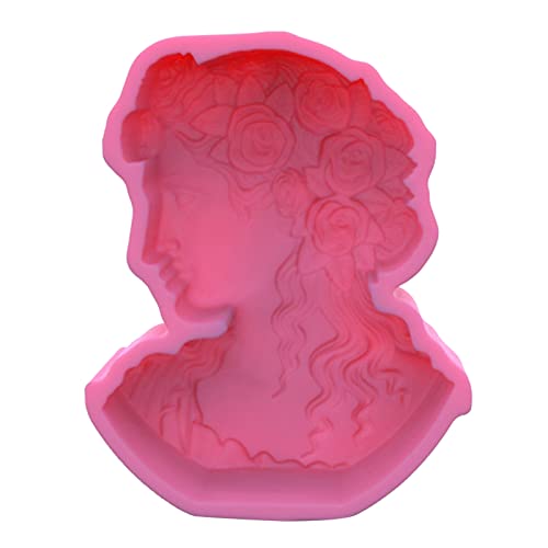 3D-Statuen-Kerzen-Silikonform für handgefertigte Desktop-Dekoration, Gips, Epoxidharz, Kerzenform für Heimdekoration von Shntig