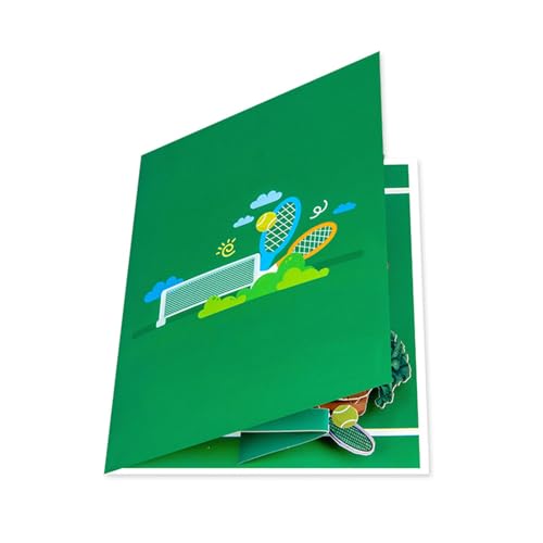 Elegante 3D-Popup-Tennis-Themenkarte für Geburtstage, handgefertigte Grußkarte mit Umschlag, Vater, Opa, Ehemann Elegante 3D-Popup-Tennis-Themenkarte für Geburtstage, handgefertigte Grußkarte mit Umschlag, Vater, Opa, Ehemann von Shntig
