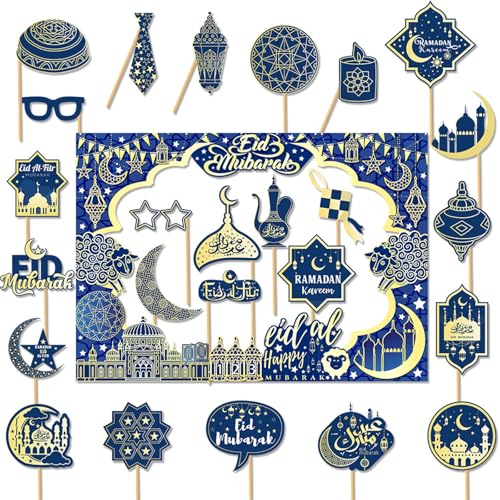 Shntig Ramadans Celebration Photo Frame 2025 Ramadans Themed Handheld Photo Property Charm To Enhances Party Atmospheres von Shntig