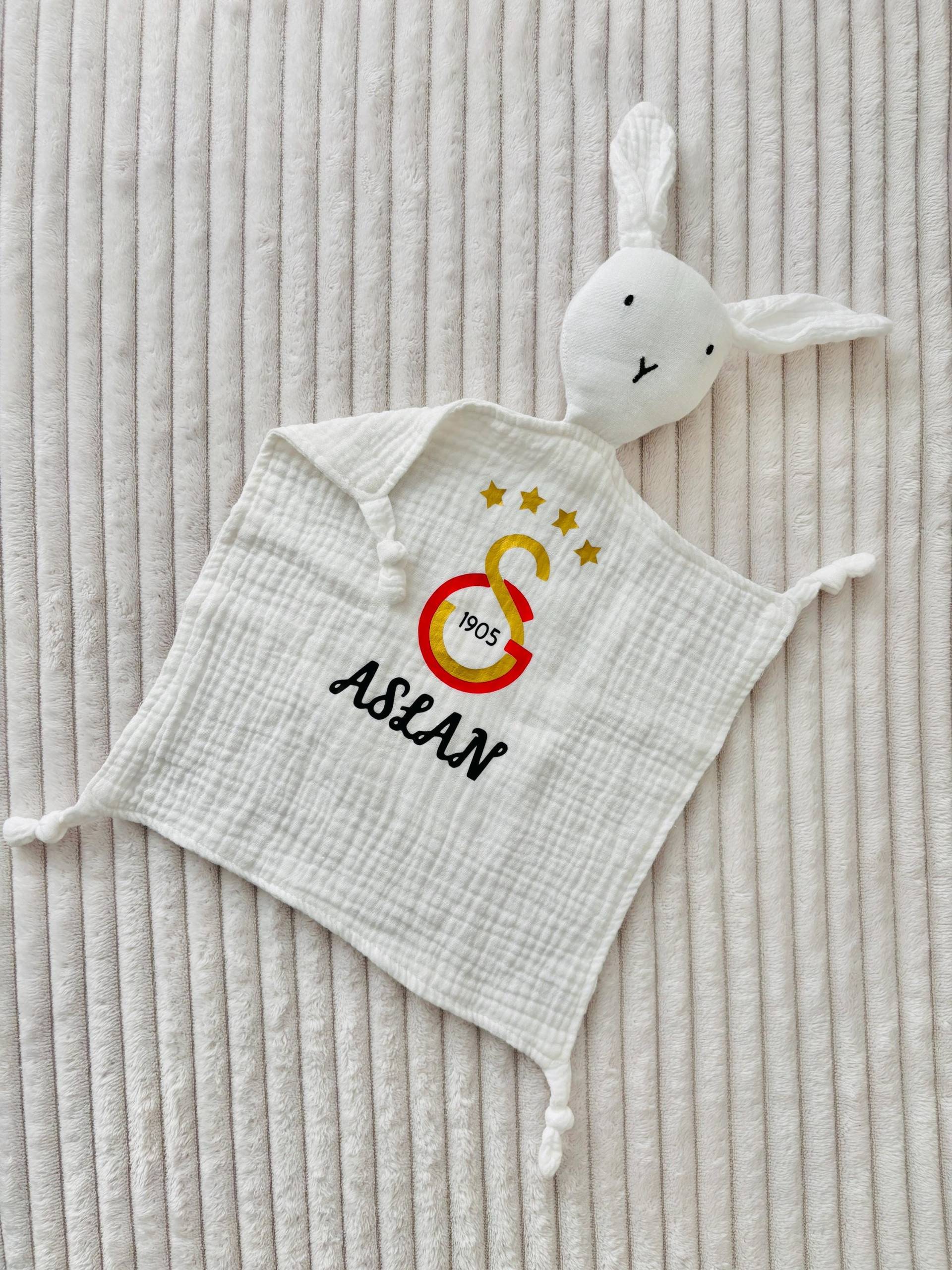 Galatasaray Baby Schmusetücher, Schmusetuch Personalisiert, Mit Namen, Baby, Bebek Hediye von ShopbyhandmadeShop