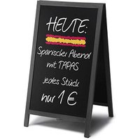 Showdown® Displays Kundenstopper Natura schwarz 60,0 x 101,0 cm von Showdown® Displays