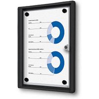 Showdown® Displays Schaukasten Economy schwarz 1x DIN A4 von Showdown® Displays